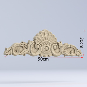 Prefabbricati in calcestruzzo statua stampi fusione scultura esterna in plastica motivo decorativo a rilievo da parete per esterno decorazione frontone - Product Image 3