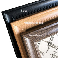 Cadre flottant en verre et bois pour fleurs pressées, créatif, DIY, en MDF, pour échantillons, vente en gros, dropshipping