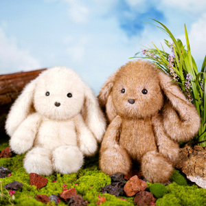 Bobova - Conejito <span class=keywords><strong>de</strong></span> Peluche <span class=keywords><strong>de</strong></span> Tela <span class=keywords><strong>Súper</strong></span> Suave con Diseño Bordado, Regalo <span class=keywords><strong>de</strong></span> Cumpleaños - Product Image 5