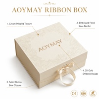 Boîte carrée de luxe personnalisée fiable avec laminage mat, doublure en éponge, écologique, faite à la main, emballage haut de gamme pour cosmétiques et parfums