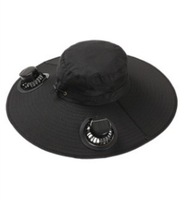 Chapeau de soleil de voyage de vacances d'été chaud ventilateur de casquette de protection solaire rechargeable pour les pêcheurs Offre Spéciale l'électronique grand public
