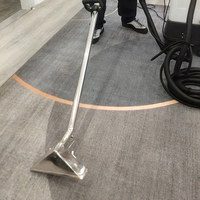 Machine de nettoyage de tapis à eau chaude multifonctionnelle |   Laveur de tapis professionnel avec brosse de nettoyage en profondeur
