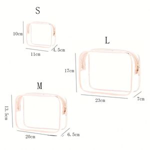 Custom Logo Printed Transparent PVC Cosmetic <b>Bag</b> Promotional Gift Makeup Organizer With Zipper - Product Image 6