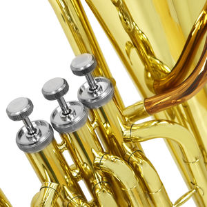 Instrument Euphonium Professionnel SLADE en Sib, Instrument en Laiton à 3 Pistons, Tube en <span class=keywords><strong>Cuivre</strong></span> Phosphoreux, <span class=keywords><strong>Tuba</strong></span> en Laiton - Product Image 5