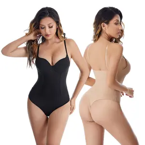 Sleeveless Bodysuit Shapewear for Women Scoop Neck Button Tank Top Body  Shaper Thong Tummy Control Basic Leotard - China Tank Top and Shaper Panties  price