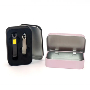 Caixa de Metal Vazia de Duas Peças para Armazenamento de Menta, Estojo de Metal para Cigarros com Tampa Articulada, Estojo de Metal para Charutos para Tabaco - Product Image 3