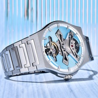 Montre pour homme PAGANI DESIGN PD-YS028, nouvelle montre mécanique à mouvement squelette, aiguilles lumineuses, verre saphir, acier inoxydable