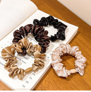 <span class=keywords><strong>PL</strong></span> Großhandels-Crunchies: Elastische Haargummis, Accessoires für den Großhandel, Scrunchy-Haarbänder, OEM-Mädchen-Haargummis, Dünne Strass-Scrunchies, Satin - Product Image 6