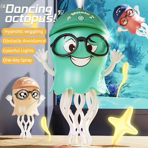 Juguete Novedoso y Divertido, Pulpo Eléctrico Mágico Bailarín, Divertida Medusa Eléctrica con Luz y Humo - Product Image 1