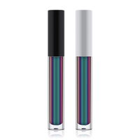 Diamant léger caméléon brillant à lèvres étanche durable multi-usage minéral liquide fard à paupières Logo personnalisé paillettes huile pour les lèvres maquillage