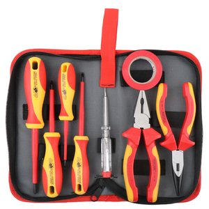 Set di 8 <span class=keywords><strong>Cacciaviti</strong></span> e Pinze Isolate Resistenti ad Alta Tensione <span class=keywords><strong>Cacciaviti</strong></span> Speciali Utensili per Elettricisti - Product Image 1
