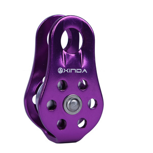 Polea Simple de Aleación de Aluminio Xinda XD-8610 87g Multicolor con Logotipo Grabado para Montañismo y Escalada al Aire Libre - Product Image 1