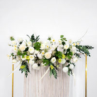 Décoration d'arche de 100*45cm avec fleurs artificielles pour la décoration de mariage et de fête