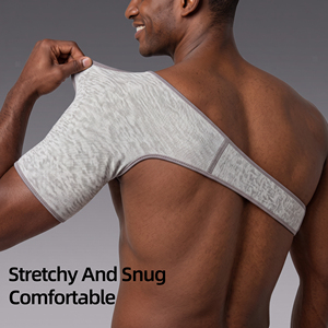 Soporte de <span class=keywords><strong>Hombro</strong></span> Transpirable para Izquierda y Derecha, Envoltura Ortopédica Calefactora para <span class=keywords><strong>Alivio</strong></span> de la Hinchazón y la Inflamación, Unisex - Product Image 4