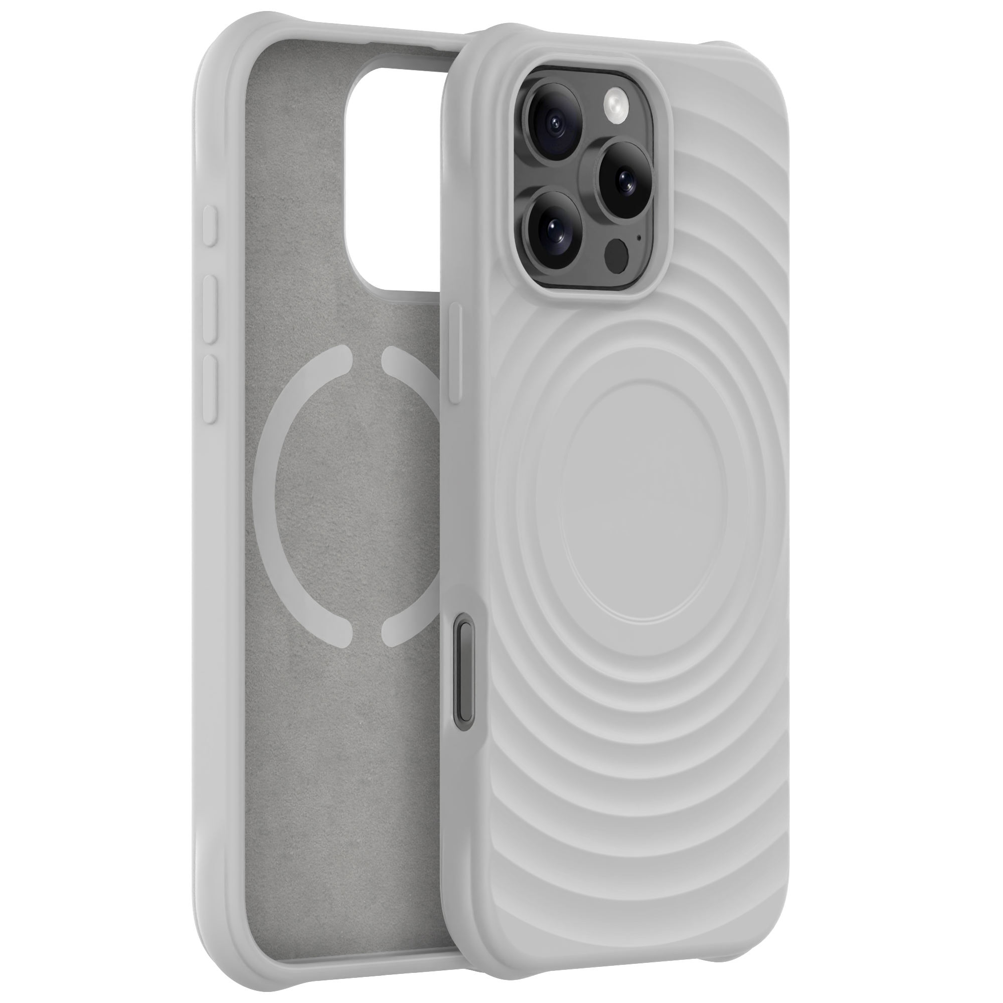 Soonleader 케이스 물 리플 패턴 곱슬 웨이브 프레임 iPhone 16Pro 최대 케이스 용 자석과의 호환 소프트|  Alibaba.com