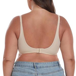 Soutien-gorge de lingerie en gros, à armatures, couleur unie, bonnet complet, ultra-fin, sans couture, pour poitrines généreuses, effet minimisant - Product Image 2