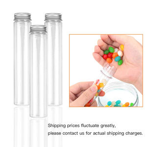 Tabung Uji Plastik Transparan Datar 115ml dengan Tutup Sekrup 30*180mm - Product Image 6