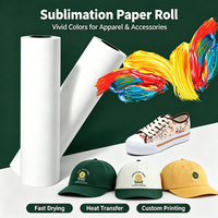 Papier de transfert par sublimation à toucher doux en rouleau pour tissus en polyester et vêtements