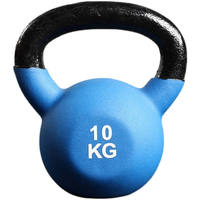 Pesas Libres Ajustables, Kettlebells Coloridas de Competición, Hierro Fundido Recubierto de Neopreno Duradero, Equipo de Gimnasio Portátil