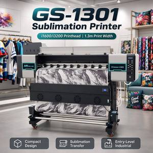 Impresora de sublimación de 1.3m, rollo a rollo, XP600 I3200, para transferencia térmica en textiles, camisetas, jerseys, telas de poliéster, máquina de impresión digital - Product Image 1