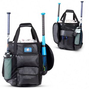 Sac de baseball imperméable BSCI - Sac de baseball épais et durable avec 2 emplacements pour bâtons - Product Image 5