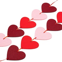 Décoration de fête romantique pour la Saint-Valentin, bannière d'amour pour la Saint-Valentin