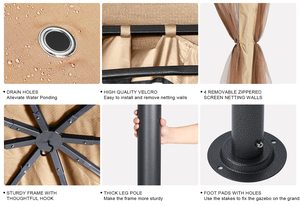 Manufacturers Outdoor Garden Portable <b>Canopy</b> Camping Folding Patio Party Waterproof Gazebo Outdoor <b>Tent</b> - Product Image 6