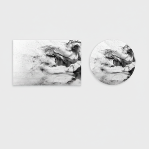 Abstract Gray Smoke <b>Canvas</b> Print: Modern Minimalist <b>Wall</b> Art,TEMPERED GLASS ART - Product Image 2