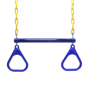 ห่วงแกว่งสำหรับเด็ก อุปกรณ์ออกกำลังกาย 45x73 ซม. เหล็ก พลาสติก อุปกรณ์สนามเด็กเล่นกลางแจ้ง สำหรับเด็กอายุ 5 ถึง 7 ปี - Product Image 2