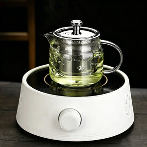 Teiera in Vetro Borosilicato Premium, Disponibile in 3 Misure, Resistente al Calore con Filtro in Acciaio Inox e Coperchio - Product Image 3