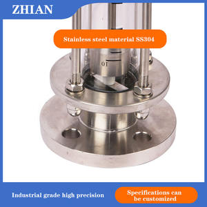 カスタマイズされたガラスローターフロメーター<span class=keywords><strong>LZB</strong></span>ステンレス鋼ライニングPTFE防食プラスチックガラスローターフロメーター - Product Image 3