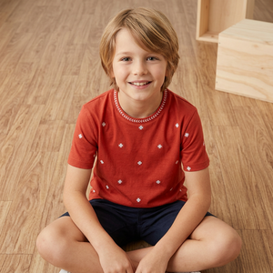 Fabricant OEM de t-shirts pour enfants en coton biologique, imprimés, unisexes, respirants, écologiques, fournisseur en gros - Product Image 1