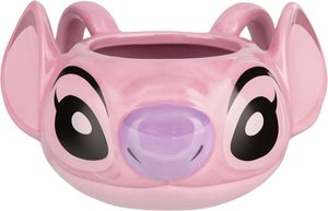 <span class=keywords><strong>Taza</strong></span> de café de cerámica con forma de Ángel Paladone, 450ml, con licencia oficial de Lilo & <span class=keywords><strong>Stitch</strong></span>, mercancía <span class=keywords><strong>3D</strong></span>, novedad, vasos para bebidas calientes - Product Image 2