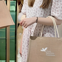 Sacs de plage en toile de jute, lin et chanvre naturels écologiques, sacs de shopping personnalisés pour filles, fabricants en gros