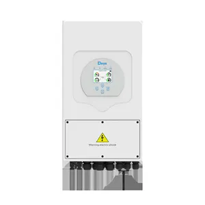 Deye HYBRID แรงดันไฟฟ้าอินพุต1000V PV สูงการเชื่อมต่อแบตเตอรี่3เฟส SUN-8K-SG01HP3-EU-AM2อินเวอร์เตอร์ไฮบริด8KW