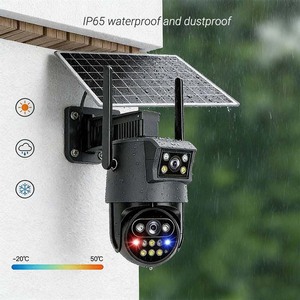 Hieasy 4G PTZ Solar Camera 12.7mm Sensor IP65 Waterproof Outdoor <b>Security</b> Surveillance With Night Vision And Voice Intercom - Product Image 1