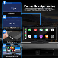Écran tactile sans fil CarPlay Portable Auto BT HD de 10.26 pouces avec caméra 4K Android CarPlay avec commande vocale pour voitures