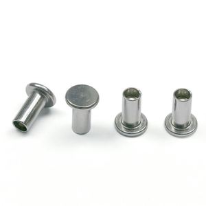Rivets semi-tubulaires en acier inoxydable 304, tête bombée semi-creuse, 2mm 3mm 4mm, certifiés ISO, tailles personnalisables pour meubles Saitong - Product Image 2
