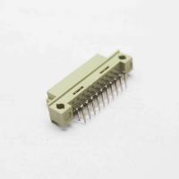 Conector de plano posterior Ángulo recto de doble fila Posiciones de cabezal hembra de 16-32 pines Paso de 2,54mm Enchufe de receptáculo de PCB recto DIN 41612