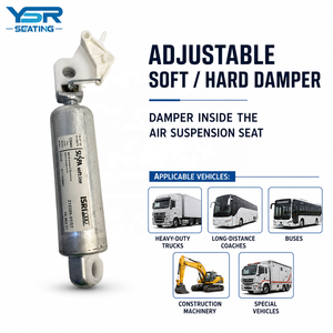 Ammortizzatore ad aria universale per sedile camion HD38, smorzatore idraulico regolabile per veicoli commerciali ISRI Grammer - Product Image 1