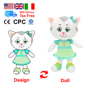 Peluche personnalisée en tissu, grande <span class=keywords><strong>taille</strong></span>, motif raton laveur orange <span class=keywords><strong>de</strong></span> dessin animé, avec possibilité <span class=keywords><strong>de</strong></span> personnalisation OEM et <span class=keywords><strong>de</strong></span> changement <span class=keywords><strong>de</strong></span> tenue, rembourrée <span class=keywords><strong>de</strong></span> coton PP - Product Image 3