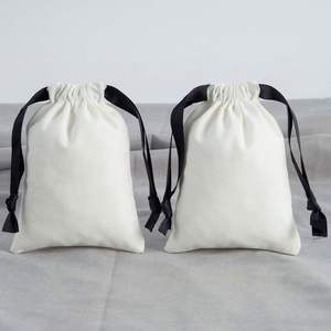 Bolsa de Tela Ecológica Personalizada al por Mayor de 9*12cm, de Algodón Orgánico, Lino, Yute, con Cordón, Reutilizable, Portátil, para Manualidades y Regalos - Product Image 2