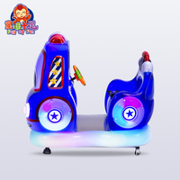 Intérieur Électrique Équipement Enfants Swing de Voiture Poussette Jouer Enfants Monnayeur Machine De Jeu 1 Lecteur Pour Vente