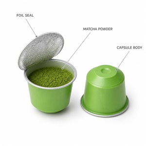 Capsules de matcha OEM ODM compatibles avec les machines Nespresso, service à portion individuelle, support pour marque privée, emballage personnalisé, approvisionnement - Product Image 2