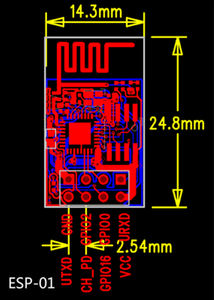 <span class=keywords><strong>ESP8266</strong></span>シリアル<span class=keywords><strong>Wifi</strong></span>ワイヤレストランシーバーモジュールESP-01 - Product Image 6