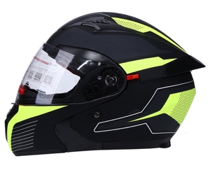 Casque modulable rabattable, norme DOT, couleur personnalisée, double visière, petit spoiler, personnalisation et vente en gros, usine ABS - Product Image 1