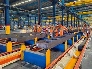 การเชื่อมโครงสร้างเหล็ก สถานีงานเชื่อมของหุ่นยนต์เชื่อมแบบตั้งโต๊ะ Shuangtou พร้อมการตั้งโปรแกรม - Product Image 4