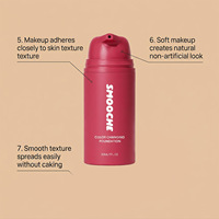 Fond de Teint Correcteur Intelligent à Changement de Couleur, Adaptation au Teint, Longue Tenue, Respirant, Effet Soft Focus, 30ml, Vente en Gros