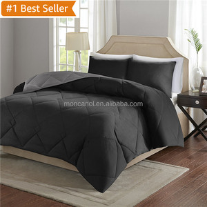 <span class=keywords><strong>Hotel</strong></span> 3pc ganso alternativa edredón conjunto sólido reversible <span class=keywords><strong>rey</strong></span> - Product Image 2