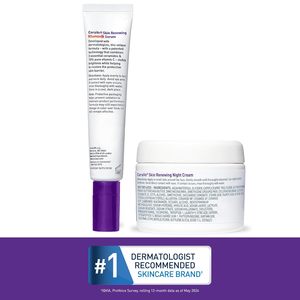 Sérum éclaircissant à la vitamine C 100% renouvelant la peau 1 oz, Crème de nuit 1,7 oz, Complexe de peptides pour le soin du visage - Product Image 3